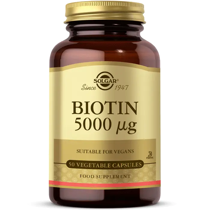 Solgar Biotin 5000 Mg 50 Kapsül