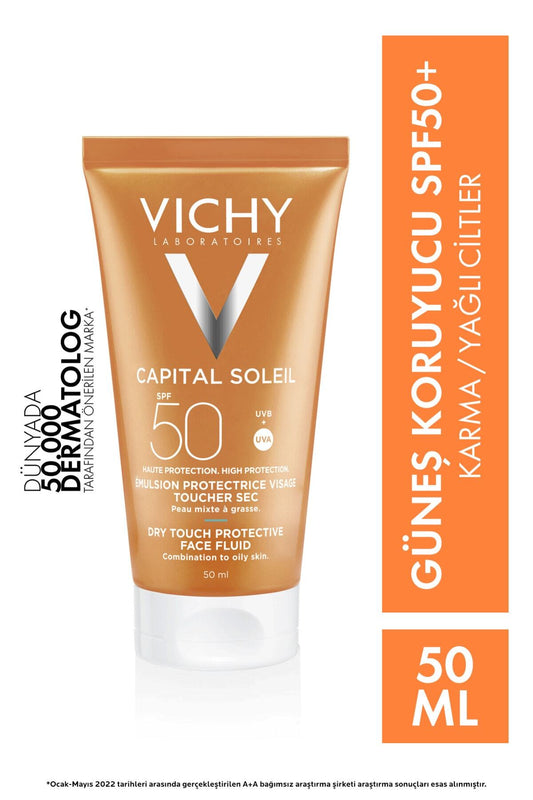 Ideal Soleil Karma Ve Yağlı Cilt Spf50 Güneş Koruyucu Emülsiyon 50ml