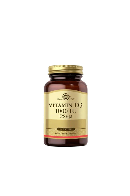 Vitamin D3 1000 Iu 25 Mcg 100 Yumuşak Kapsül