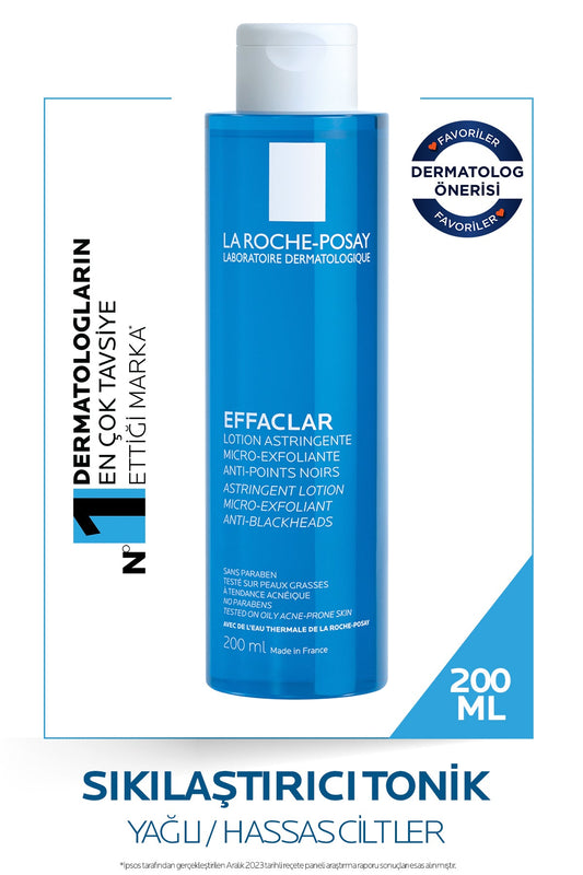 Effaclar Yağlı,Akne/Sivilceye Eğilimli Ciltler İçin Salisilik Asit İçeren Tonik 200ml