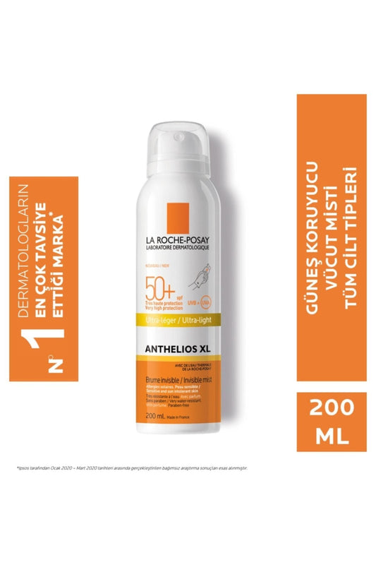 La Roche-posay Anthelios Xl Spray Spf 50+ 200 Ml Güneş Koruma Kremi Sprey