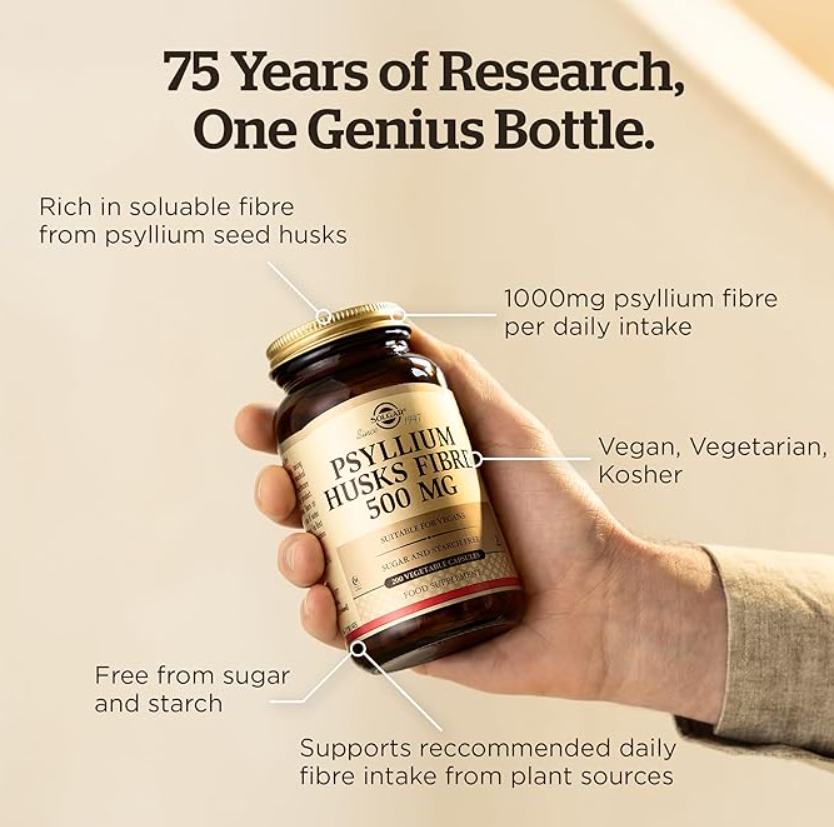 Solgar Psyllium Husks Fibre - 200 Kapsül